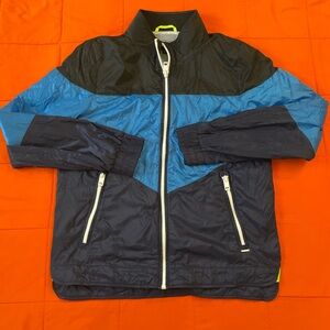DIESEL JACKET MENS LARGE NYLON TRACK WINDBREAKER